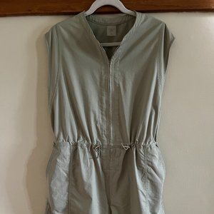 Zip-Up Utility Romper